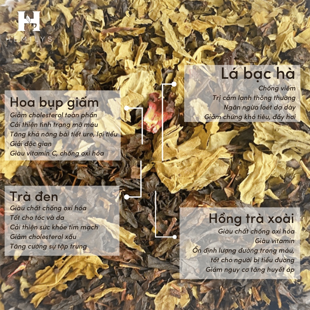 Trà Thảo Mộc Cung Hoàng Đạo NHÂN MÃ SAGITARUS Tearoscope Collection HEMILYS TEA 24gr