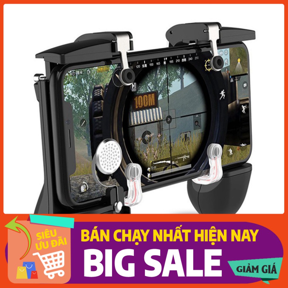 [FREE SHIP] Tay Cầm Chơi Game PUBG ROS Liên Quân Freefire MV Pro 6 in 1 HOT 2019