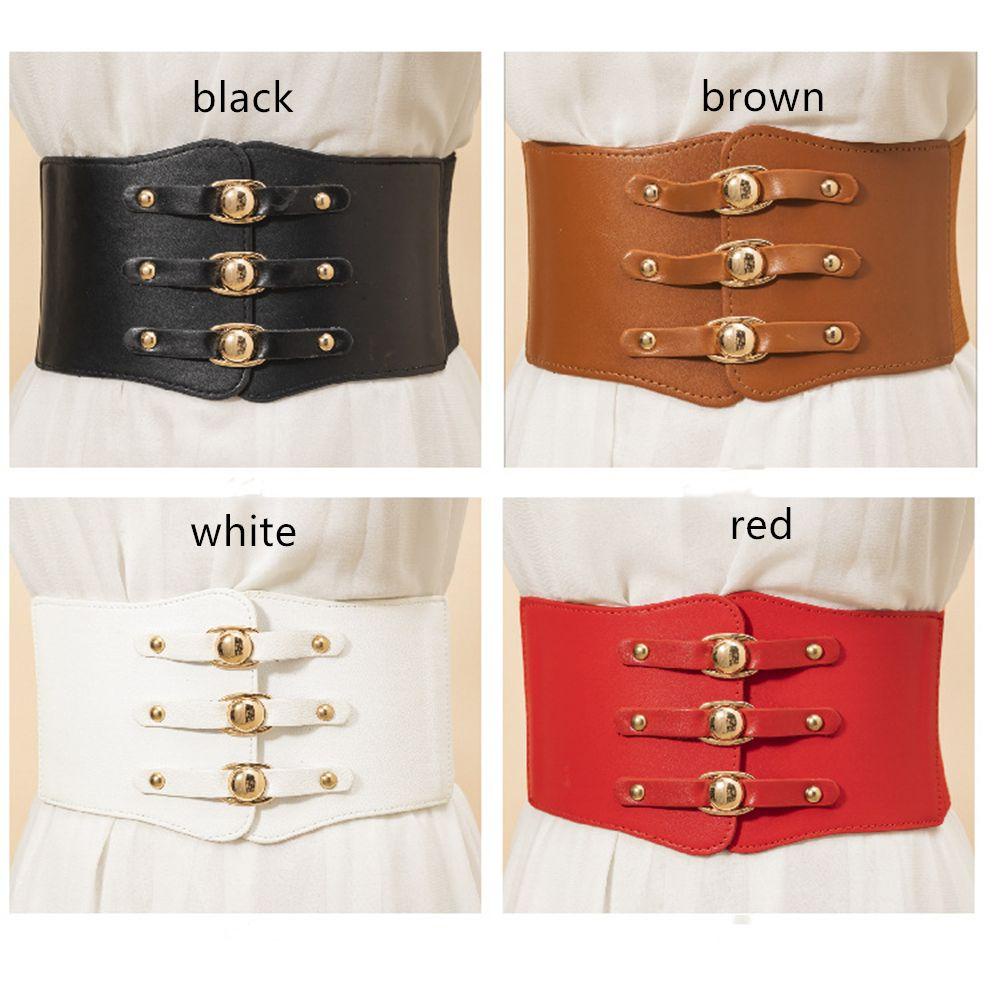 Thắt Lưng Corset Đính Đinh Tán Phong Cách Punk Cá Tính Cho Nữ