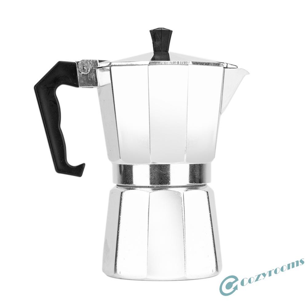 ღCM Aluminum 3/6/9 Cup Coffee Moka Pot Stove Espresso Latte Maker Percolator