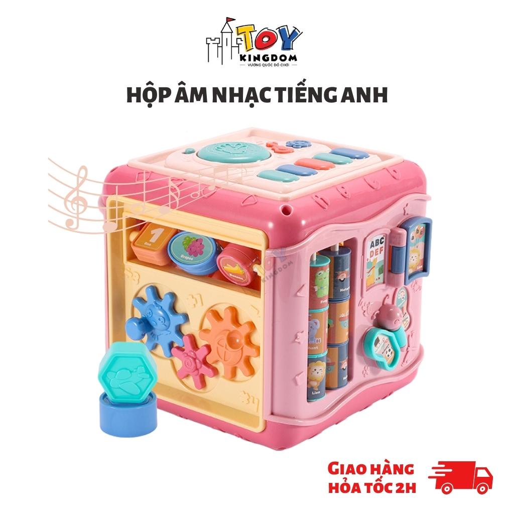 Đồ Chơi Âm Nhạc Tiếng Anh Ahihi 6 Mặt Thả Hình Khối Cho Bé Từ 6 Tháng