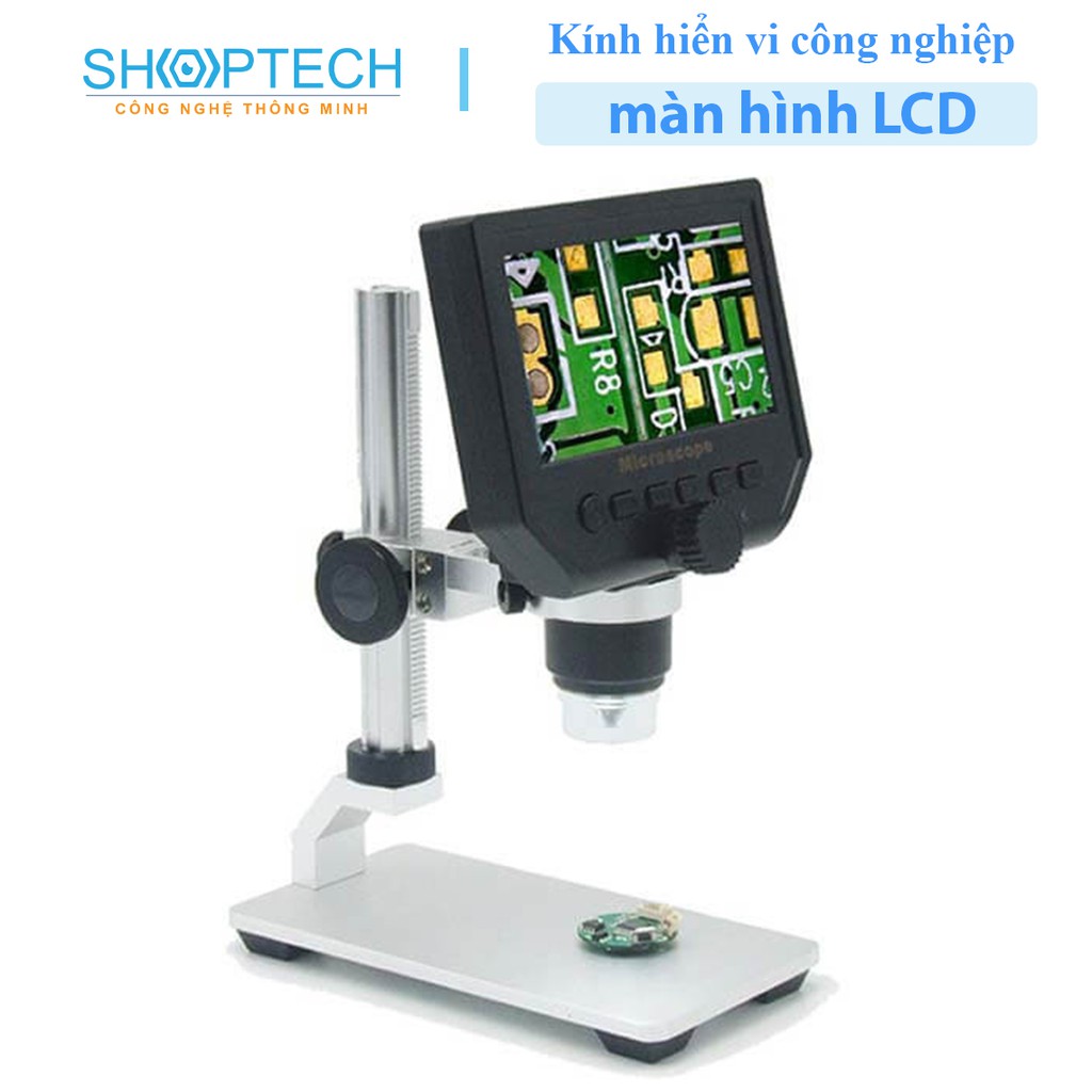 Kính hiển vi công nghiệp có màn hình LCD - Quay, chụp ảnh trực tiếp vào thẻ nhớ