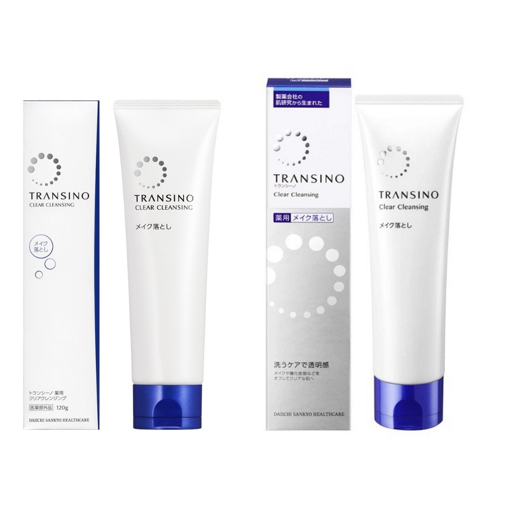 Kem Tẩy Trang Transino Clear Cleansing 120g  mờ nám trắng da Nhật Bản