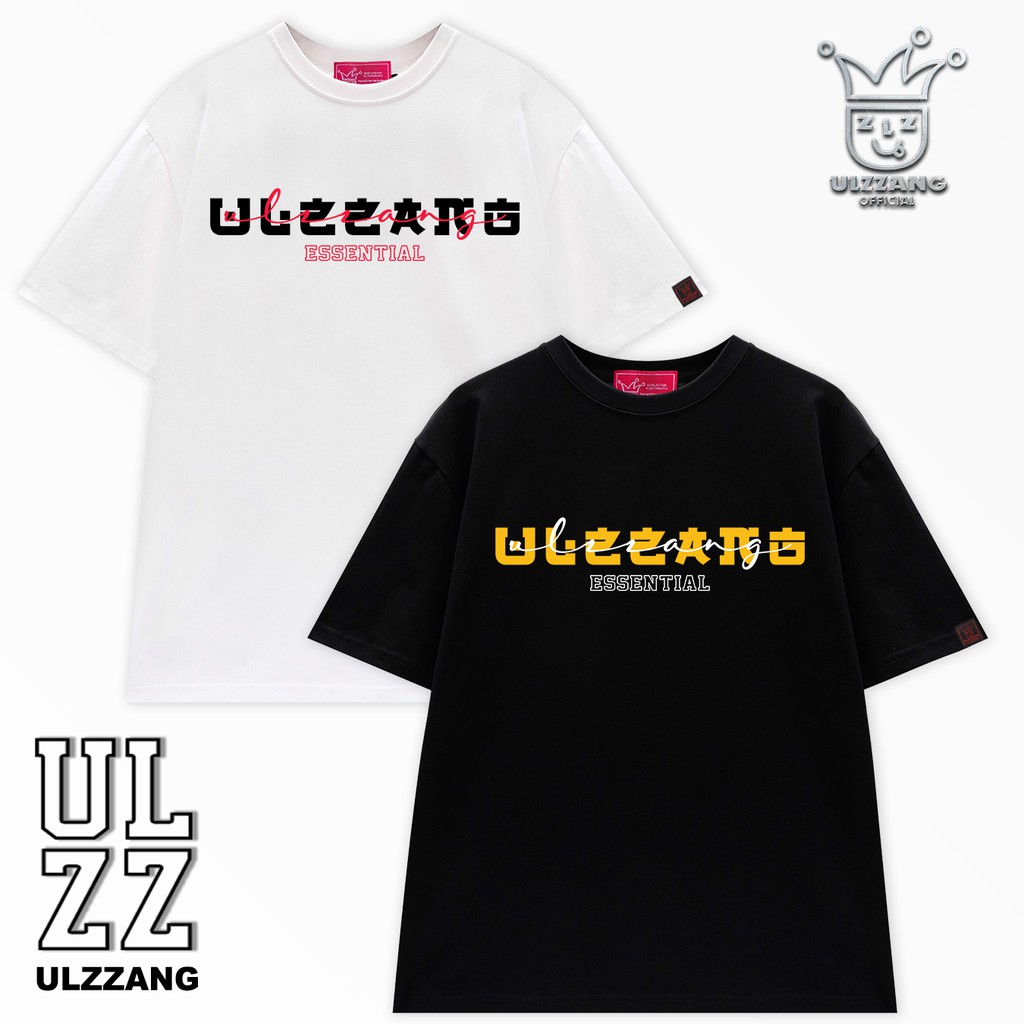 Áo thun local brand ULZZ ulzzang japan text dáng unisex form rộng tay lỡ U-6