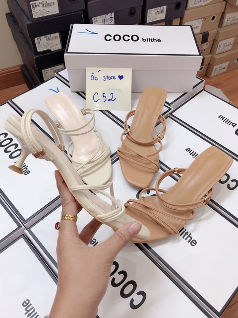 C52: ( ảnh thật) sandal quai mảnh đi được 2 kiểu