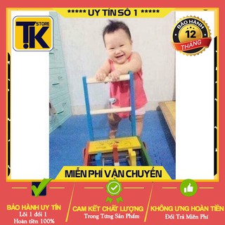 Xe Tập Đi Bằng Gỗ 3 Con Gà Cho Bé .