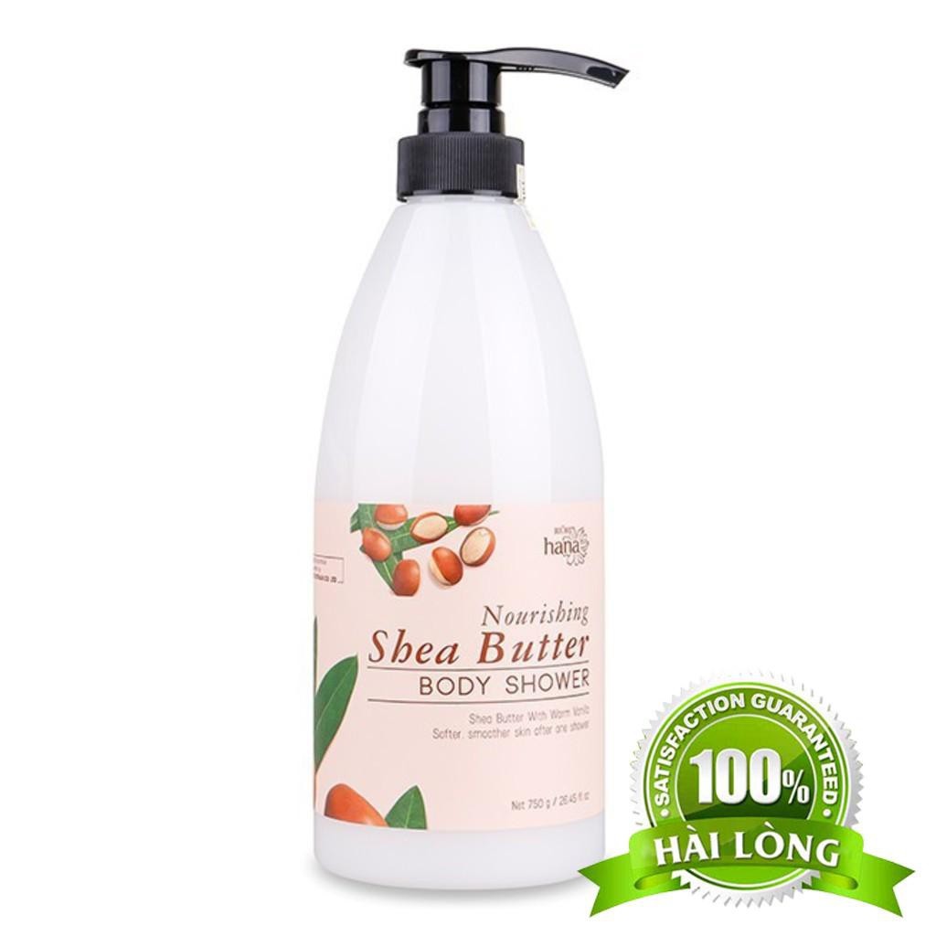 Sữa Tắm Trắng Dưỡng Ẩm Bơ Hạt Mỡ RIORI Nourishing Shea Butter Body Shower – 750g