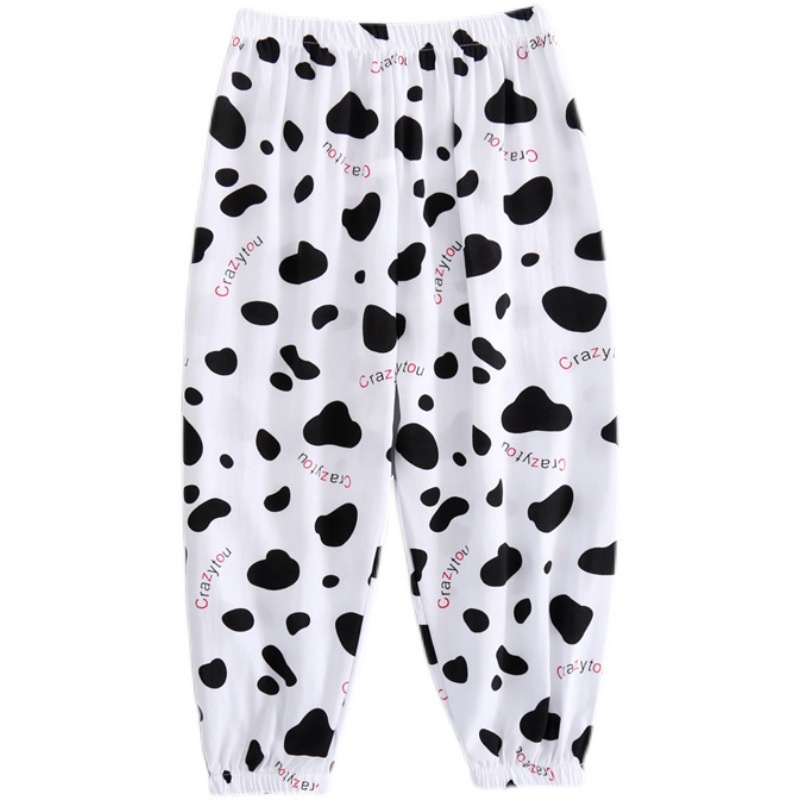 Quần Ngủ Dài Chống Muỗi Bằng Cotton Lụa Lạnh Ttc070 Cho Bé