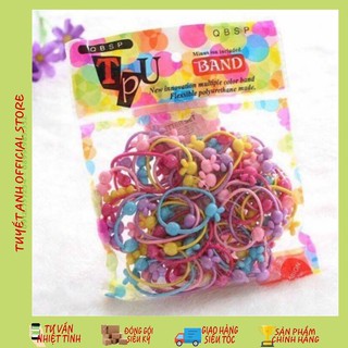 Set 10 Sợi Thun Buộc Tóc❤️Free Size