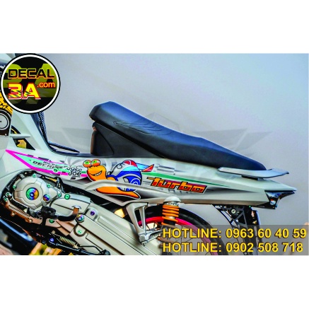 Tem xe sirius turbo bao chất bao đẹp