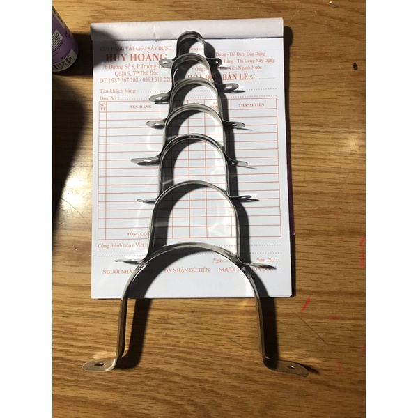 Cùm/móc ống nước omega 21-114 inox