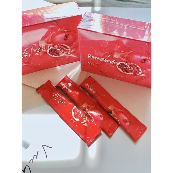 COMBO 3 GÓI Thạch lựu giảm cân collagen GO X Pomegranate, chính hãng Matxicorp