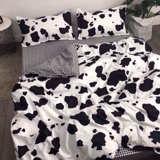Bộ chăn ga gối Cotton poly nhập khẩu 4 món