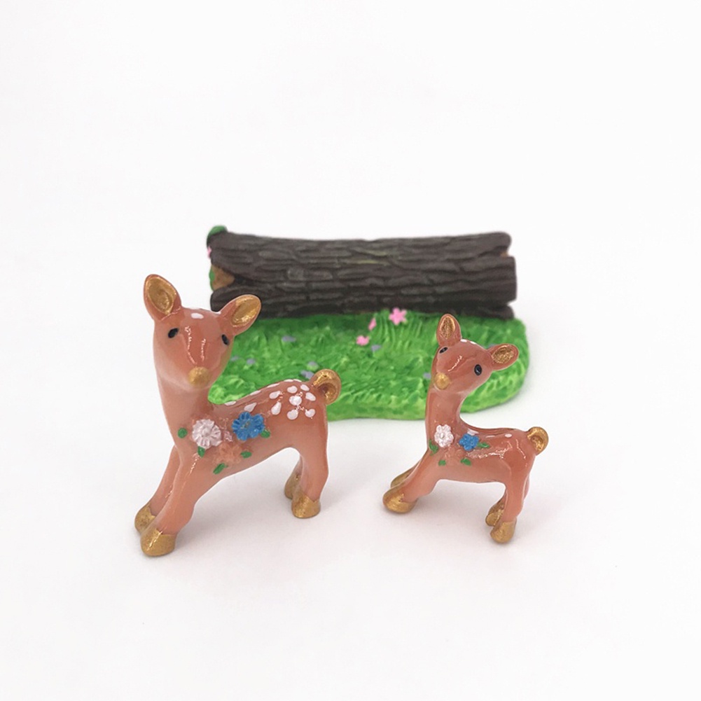 Đồ trang trí Chú Nai Mini Dễ Thương Dùng Trang Trí Tiểu Cảnh Diy