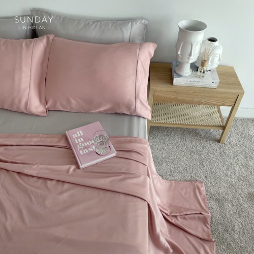 Bộ Chăn Ga Gối Sợi Tre Cao Cấp Mềm Mịn, Thoáng Mát SUNDAY | BigBuy360 - bigbuy360.vn