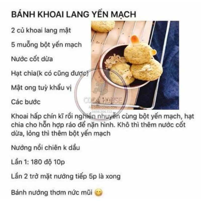 Yến mạch hữu cơ Hokkaido Nhật Bản cho bé từ 6m+