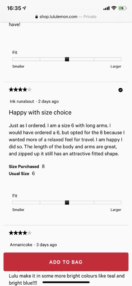 Áo khoác lululemon define size 8 siêu đẹp