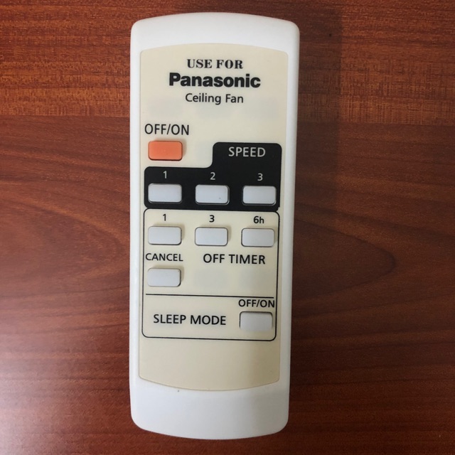 Remote điều khiển quạt trần Panasonic 4 cánh