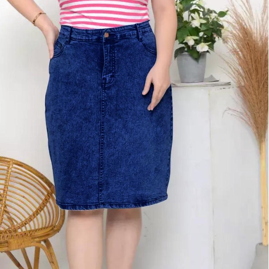Váy Jean JUMBO Có Khóa Kéo Dành Cho Nữ