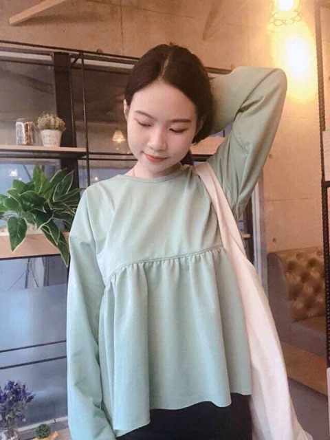 Áo babydoll⚡️FREESHIP EXTRA⚡️kéo sang xem ảnh thật