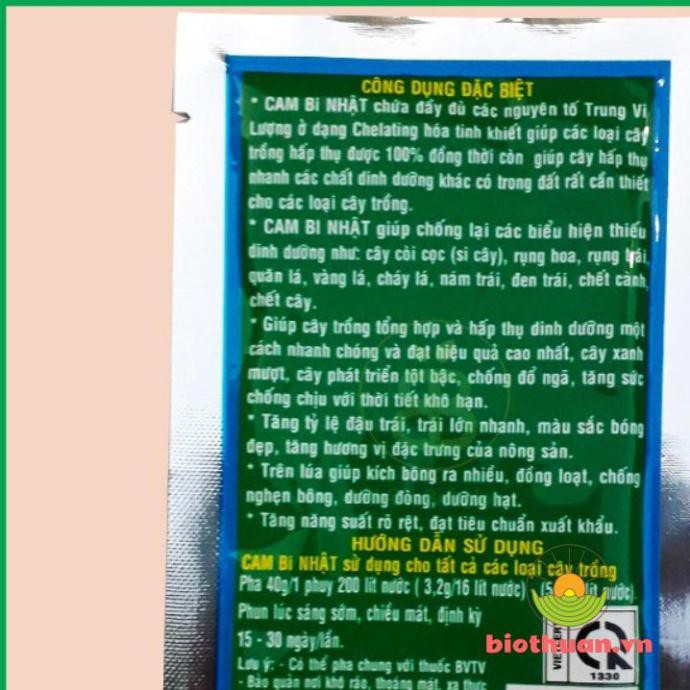 Phân Bón Bổ Sung Trung Vi Lượng Cam Bi Nhật 308 Tăng Trưởng Cây Trồng