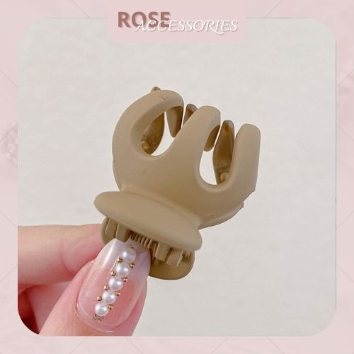 Kẹp tóc càng cua 3 răng Hàn Quốc thời trang Rose Accessories mã KT29