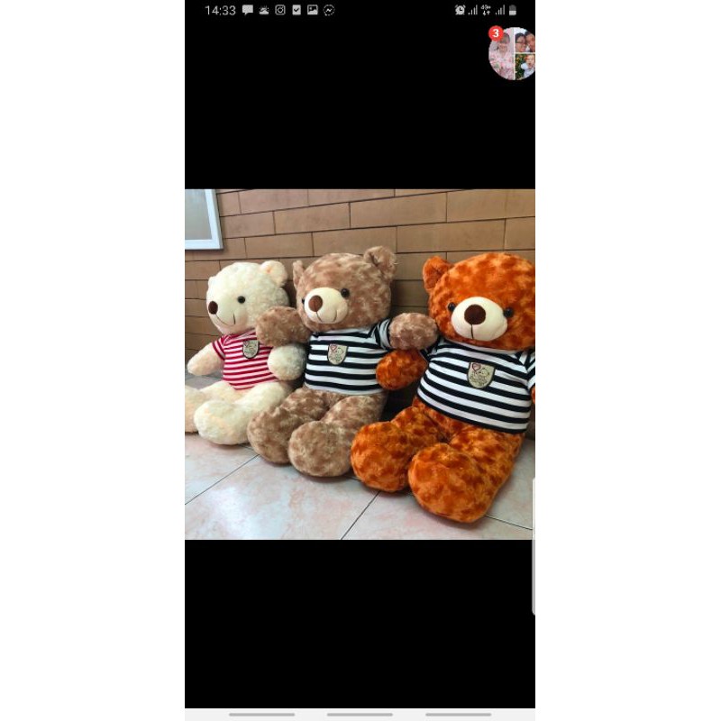 gấu bông ôm dễ thương
