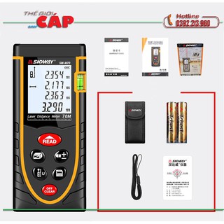 Thước đo khoảng cách bằng tia laser sndway phạm vi 70m