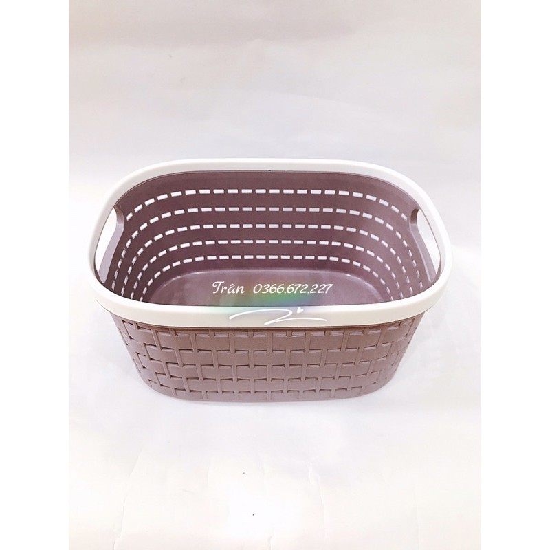 Giỏ nhựa đan Hàn Quốc