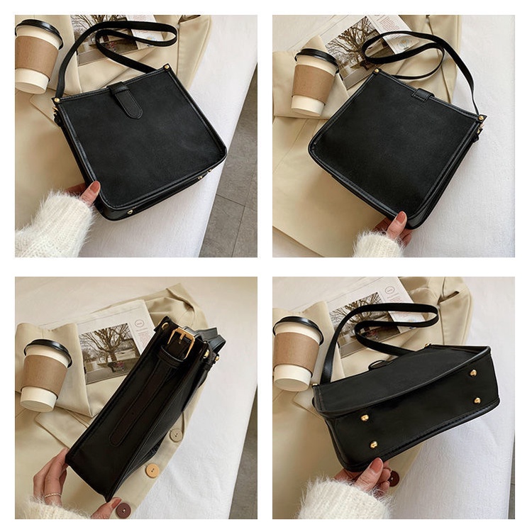 Túi đeo vai sức chứa lớn thiết kế đơn giản thời trang dành cho nữ