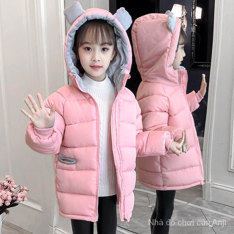 Kids Clothes Cotton Coat Winter Tweezers Cold Coat And Overcoat