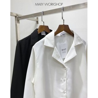 Áo sơ mi cổ vest danton shirt Maxy workshop