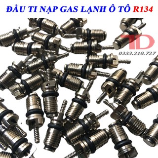 Combo 10 đầu ty nạp gas lạnh ô tô r134