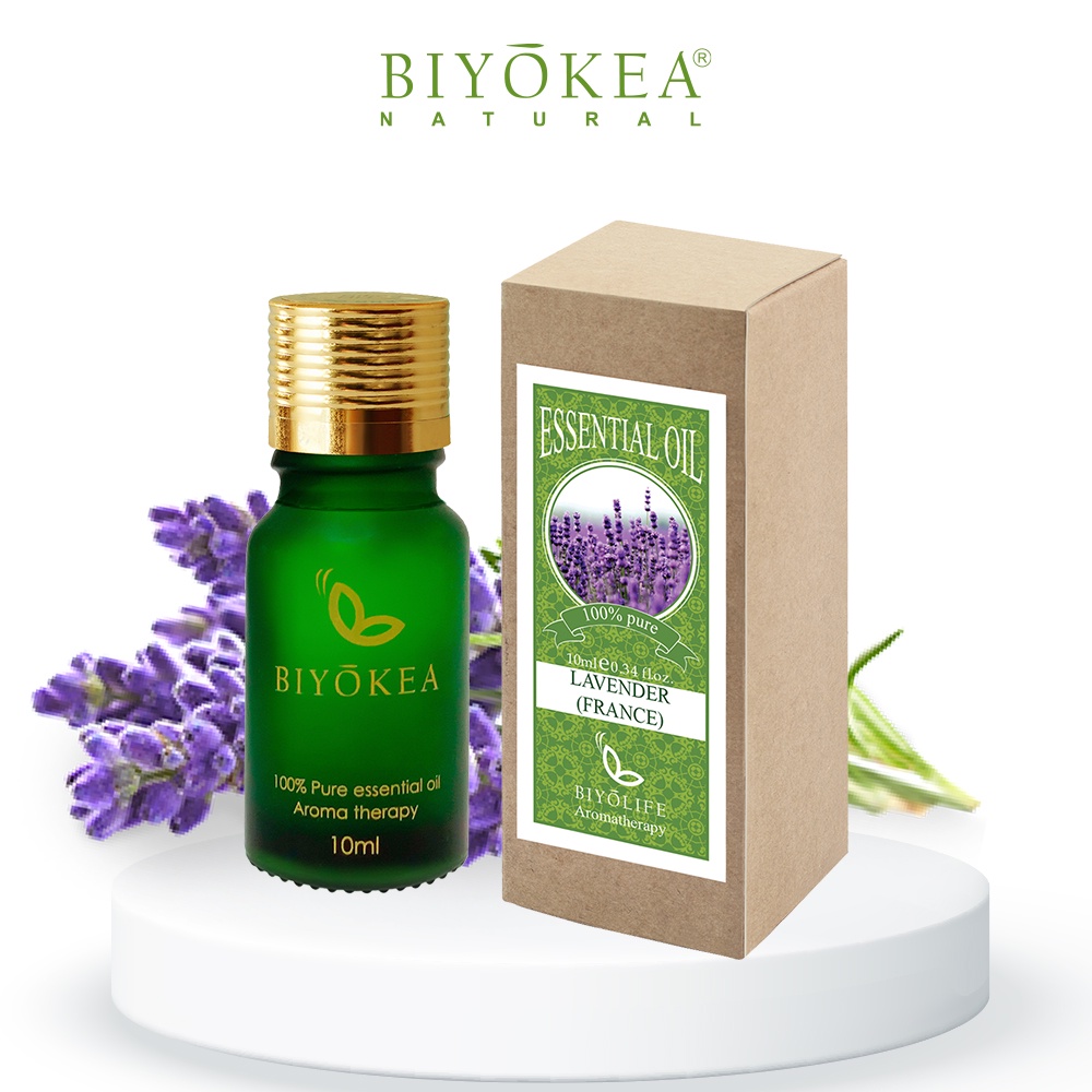 Tinh Dầu Oải Hương Biyokea Xông Thơm Phòng Thư Giãn Đuổi Muỗi 10ml/50ml/100ml
