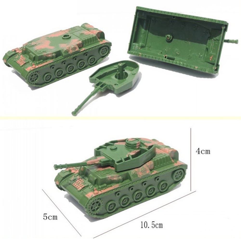 Set 36 Mô Hình Người Lính Mini Bằng Nhựa Để Bàn Trang Trí