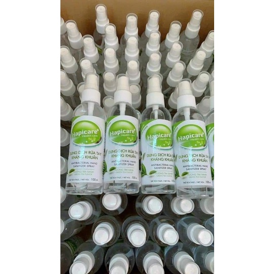 Chai xịt khuẩn mini HapiCare+ (100ml)
