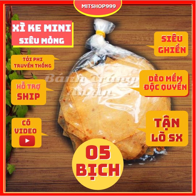 𝟎𝟓 𝐁𝐈̣𝐂𝐇💥 Bánh Tráng Muối Nhuyễn Xì Ke Tỏi 💥Đ𝗼̣̂𝗰 𝗤𝘂𝘆𝗲̂̀𝗻 💥CAY + GHIỀN + ĐẬM ĐÀ] - Bánh Tráng An  An