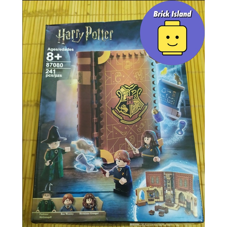 Đồ Chơi Lắp Ráp Mô hình Harry Potter Book sách - Brick Island