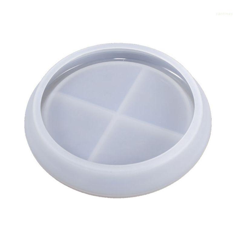 Khuôn silicone làm trang sức hình tròn DIY