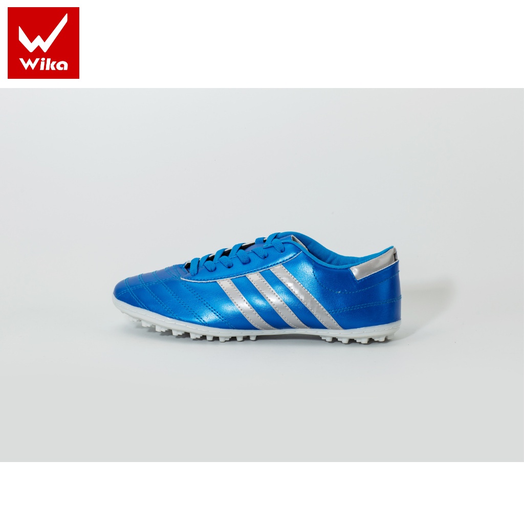 Giày Bóng Đá Cho Bé WIKA Thiết Kế 3 Sọc, Chất Da PU Chống Thấm, Phù Hợp Mặt Cỏ Nhân Tạo, Khâu Full Đế 2017 PU-2 KID