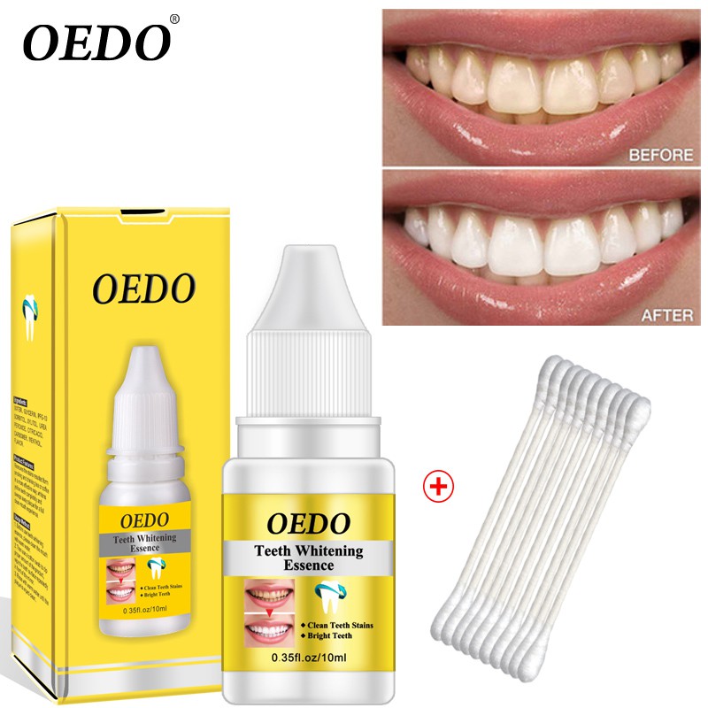 Tinh chất làm trắng răng OEDO Loại Bỏ Vết Bẩn Mảng Bám Cho Hàm Răng Trắng Sáng Khỏe Mạnh 10ml