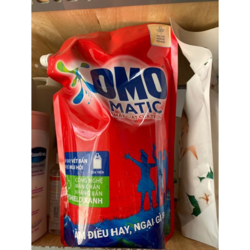 Nước giặt omo túi 2,2kg cửa trên hương comfor