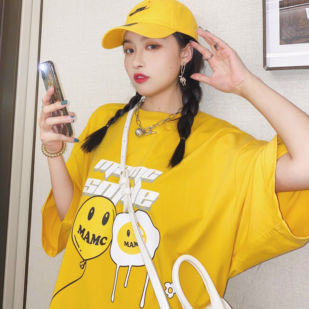Áo Thun Tay Lỡ Unisex - Áo Thun Nam Nữ Form Rộng MAMC 2 Màu Siêu Hot - LP.STORE