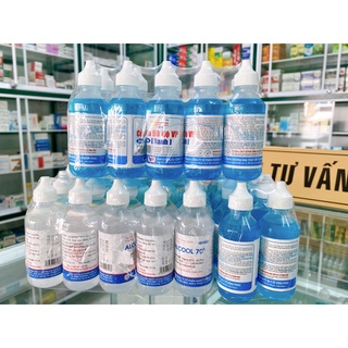 Cồn 70 - 90 độ - 60ml sát khuẩn – xanh – trắng