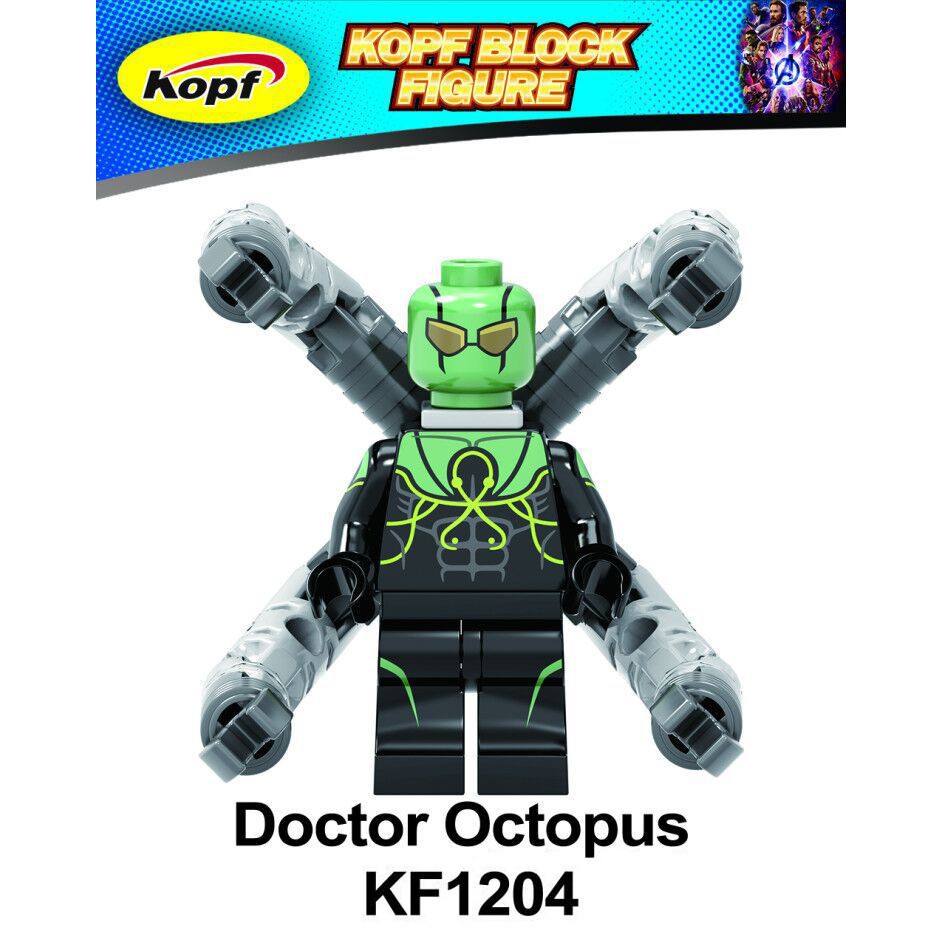 Đồ Chơi Minifigures  Avenger End Game Ironman Thor Doctor Octopus Mẫu Mới Siêu Đẹp Doctor Octopus