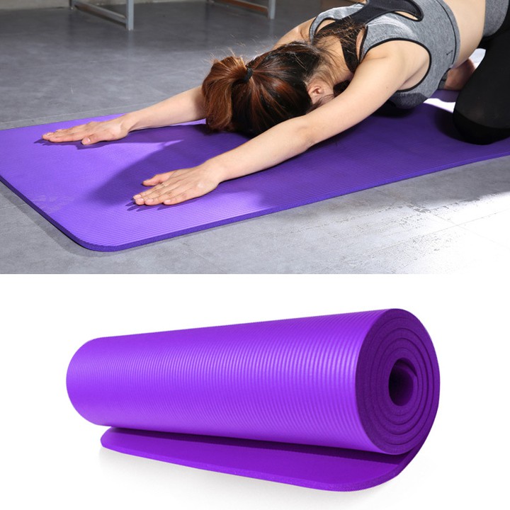 Thảm tập YOGA TPE hàng nhập cao cấp dày 10mm (Kèm ảnh thật) TẶNG KÈM TÚI ĐỰNG