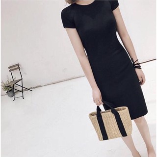 Đầm body cut out lưng có mút ngực