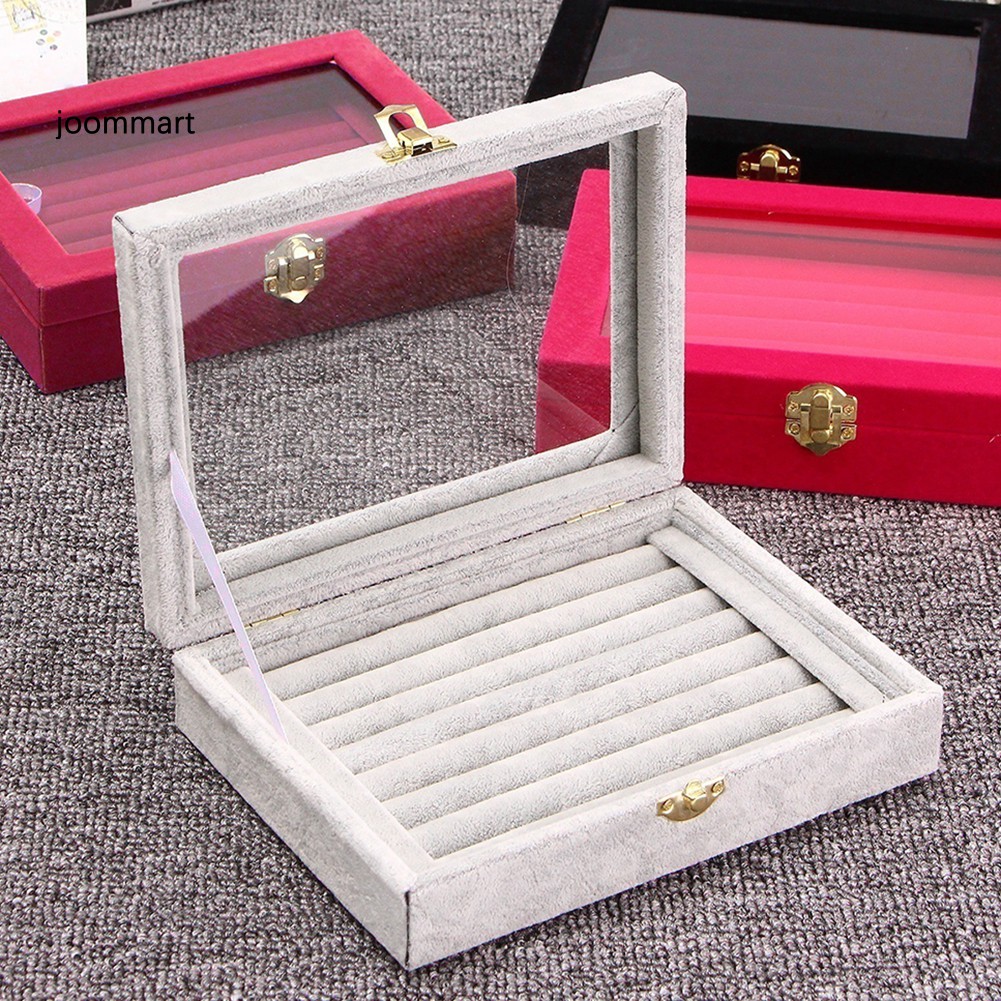 Hộp để trưng bày trang sức bằng gỗ tiện dụng sành điệu