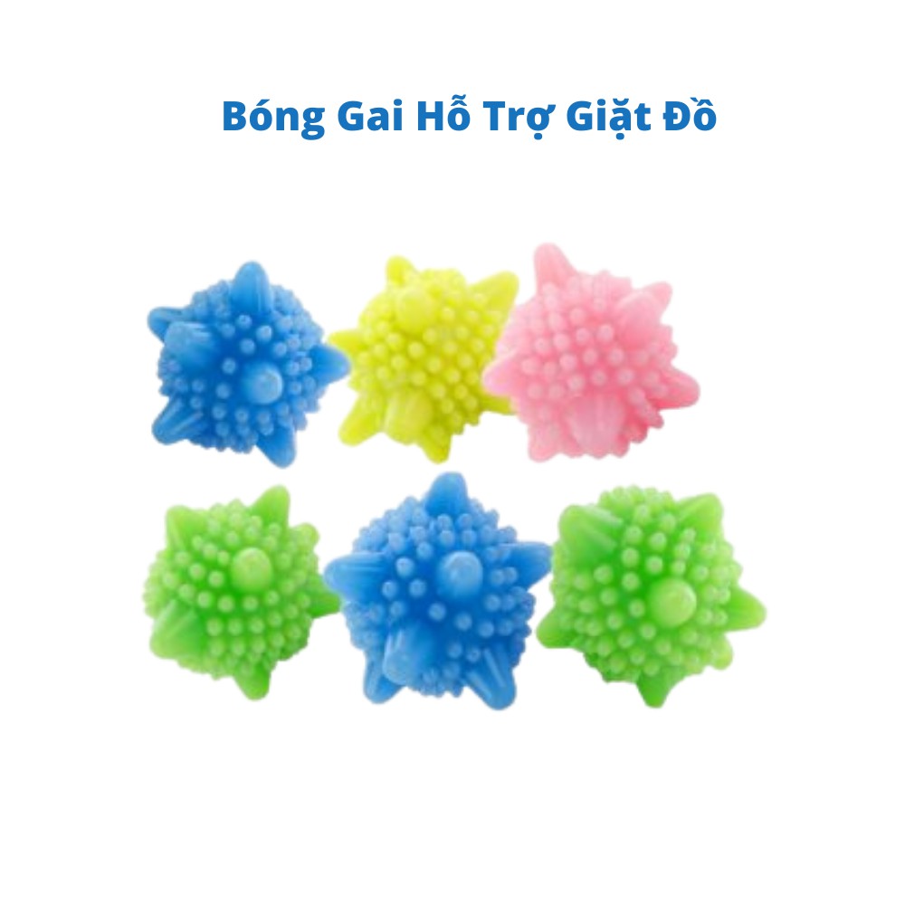 Bóng Gai Nhựa Sinh Học Hỗ Trợ Giặt Giũ Quả Cầu Gai Loại Bỏ Vết Bẩn Làm Phẳng Và Bảo Vệ Quần Áo