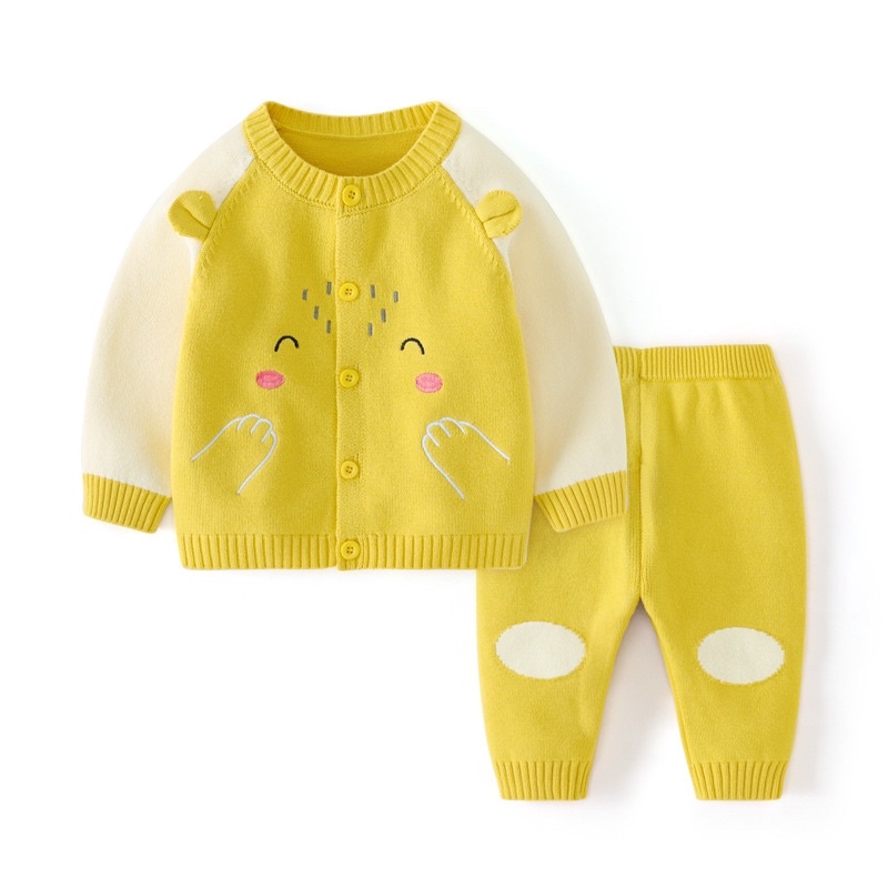 Bộ len Cool Baby xuất Hàn chất đanh đẹp cho bé